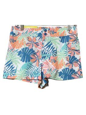 SOLD!! Roxy Tropical Floral Board Shorts Small Quick Dry UPF 50 Stretch Swim